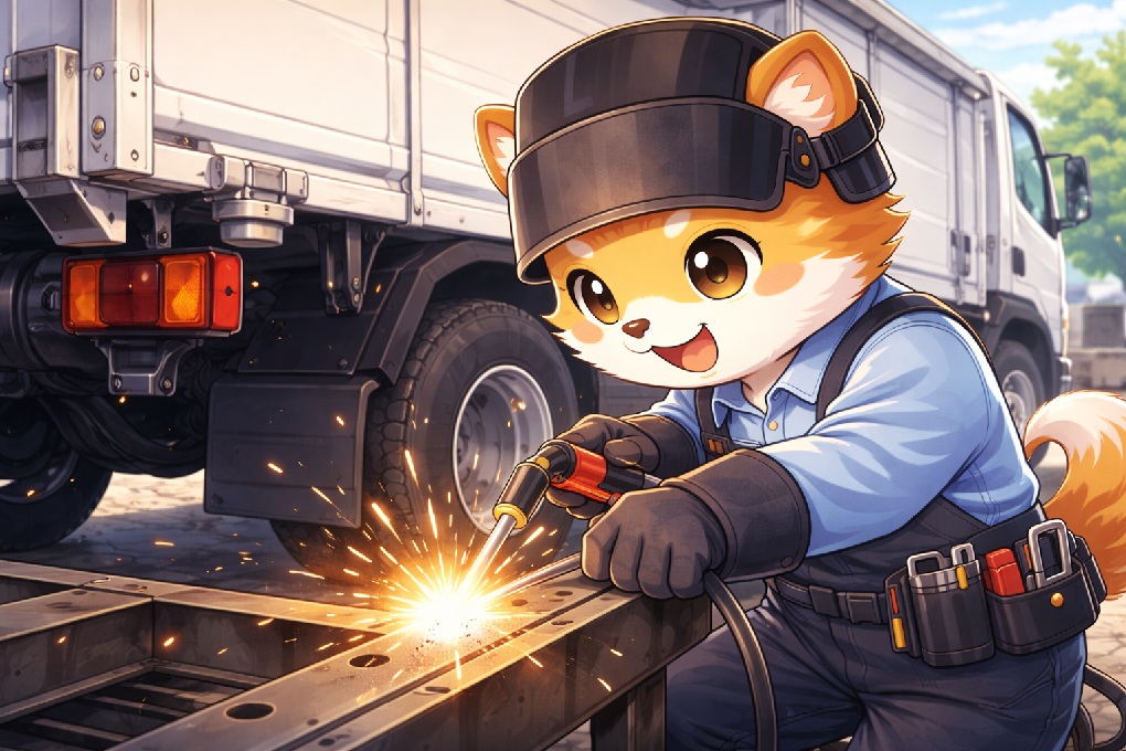 【派遣社員】トラックの荷台の部品の溶接作業